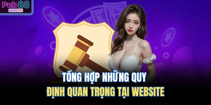 Tổng hợp những quy định quan trọng tại website